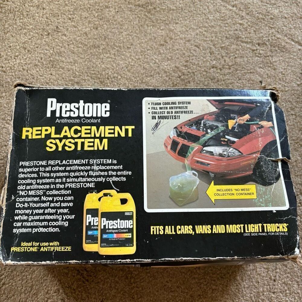 Prestone Antifeeeze Coolant Replacement System *Missing Pieces*